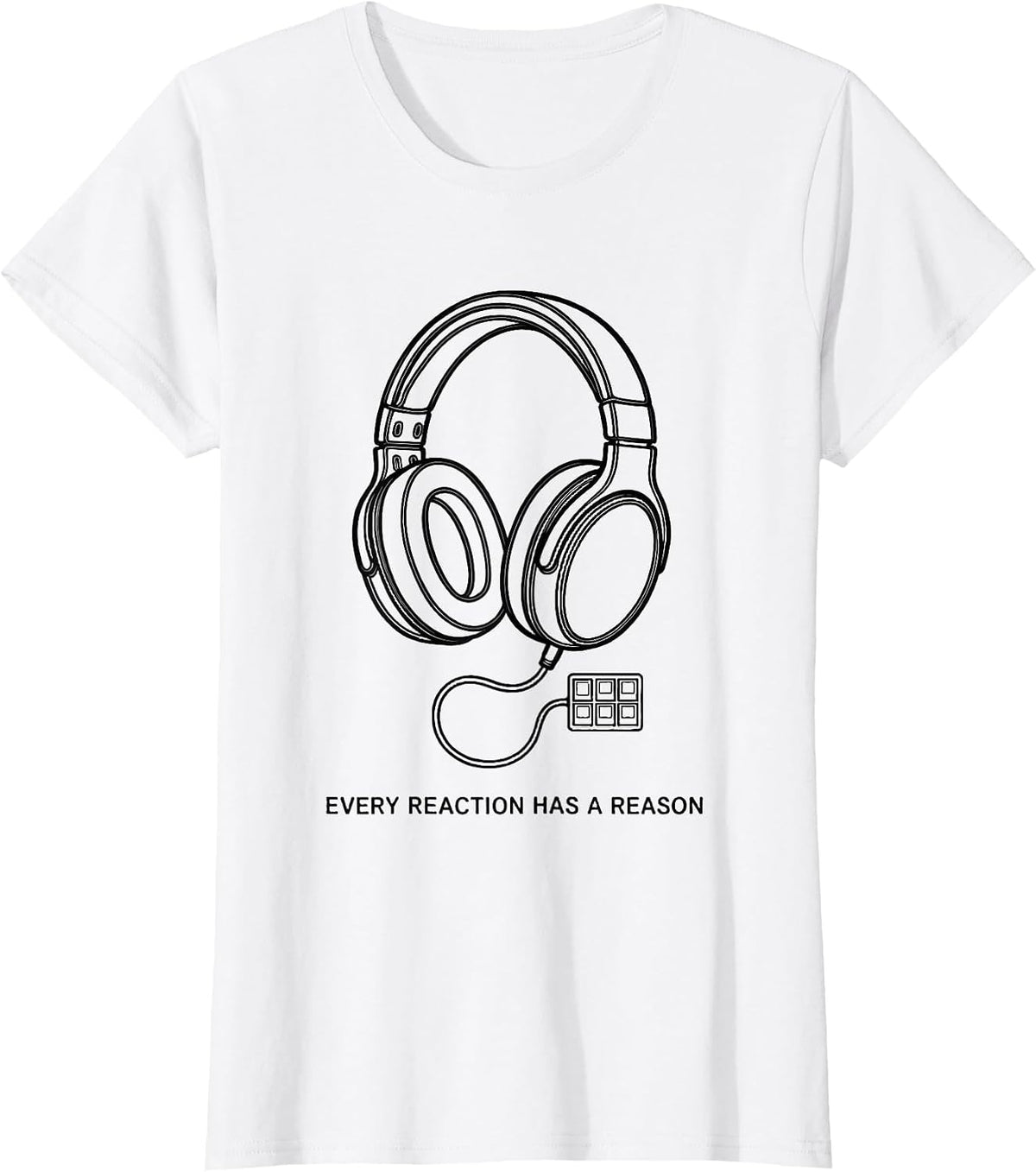 Women's Every Reaction Has A Reason Autism Awareness Special T-Shirt - White