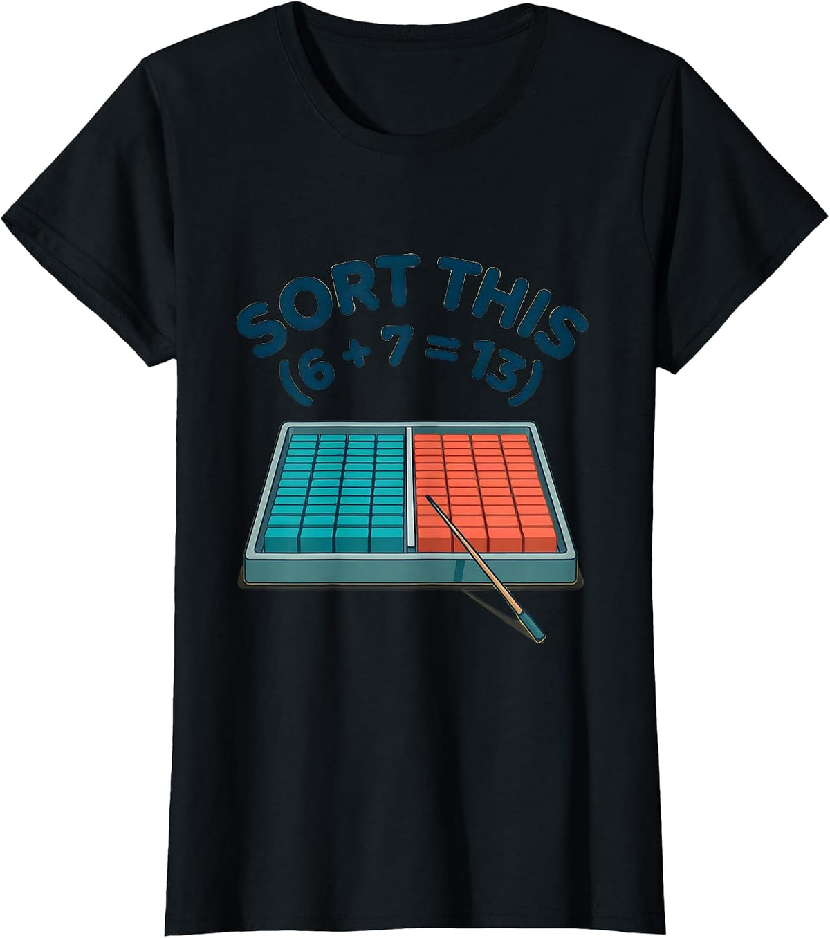 SORT THIS Funny 67 Meme Math Teacher Joke Elementary T-Shirt - Black