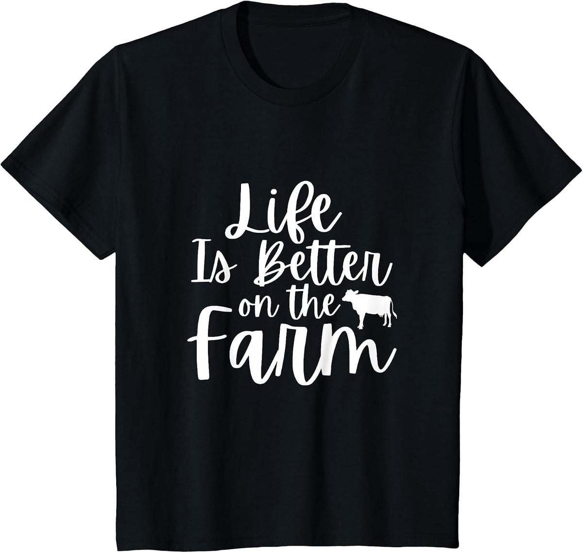 Life is Better on the Farm T-Shirt - Black