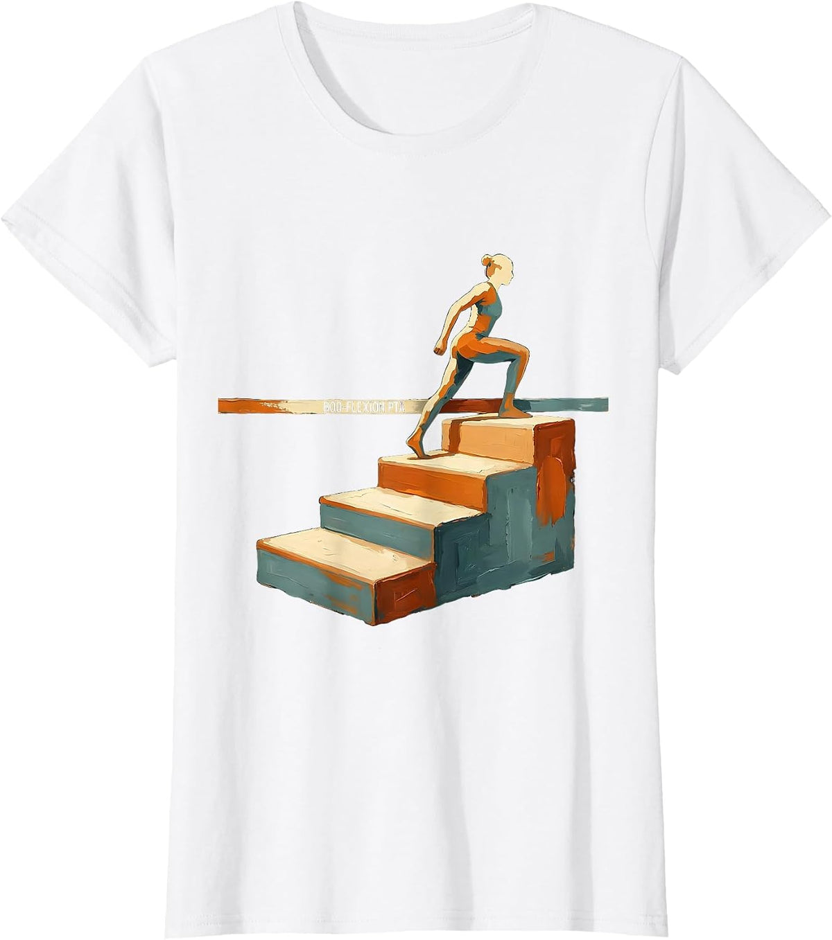 Women's Boo-Flexion PTA Physical Therapy Halloween Therapist Humor T-Shirt - White