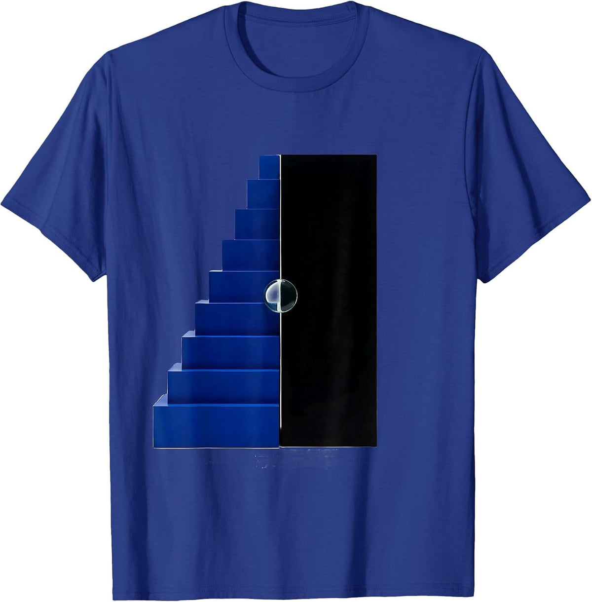 Stepped Ziggurat Art Deco Roaring 20s Party T-Shirt - Royal Blue