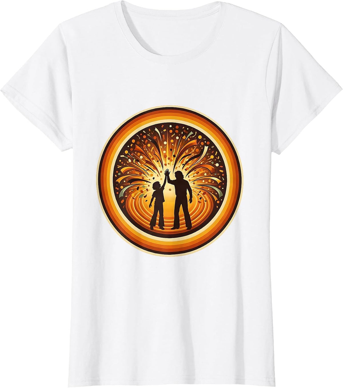 Women's Special Education Teacher High Five Celebration T-Shirt - White