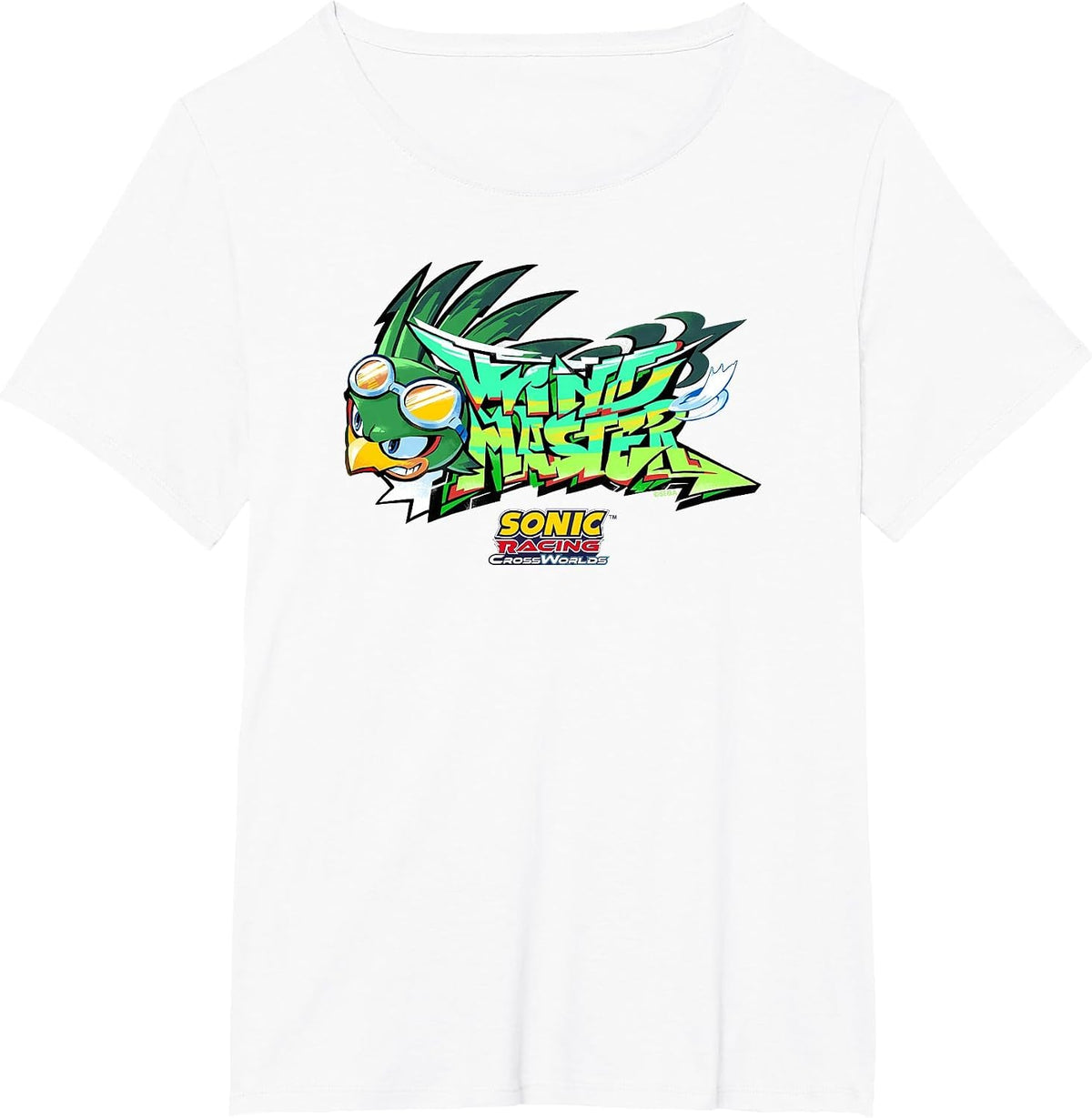 Sonic Racing CrossWorlds - Jet Decal T-Shirt - White