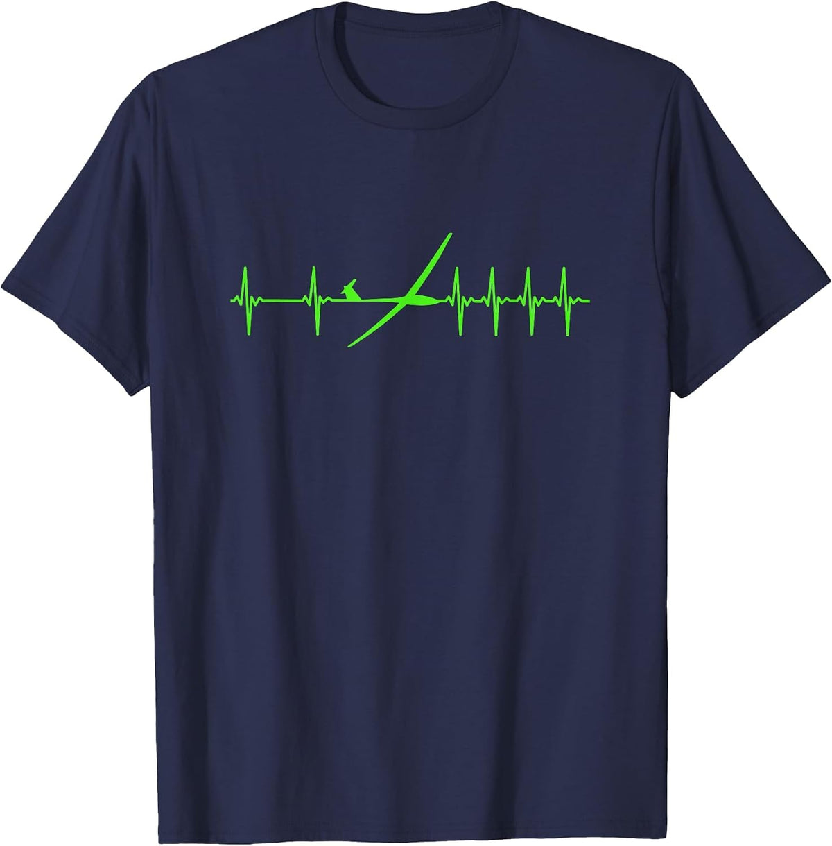 Glider Pilot Sailplane T Shirt T-Shirt - Navy Blue