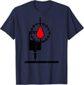 IV Drip Nurse New Year Eve Crew Party T-Shirt - Navy Blue