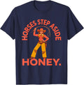 Save A Horse Ride A Cowboy Western Design T-Shirt - Navy Blue