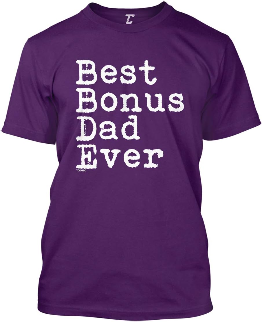 Tcombo Best Bonus Dad Ever - Birthday Father's Day Men's T-Shirt - Purple