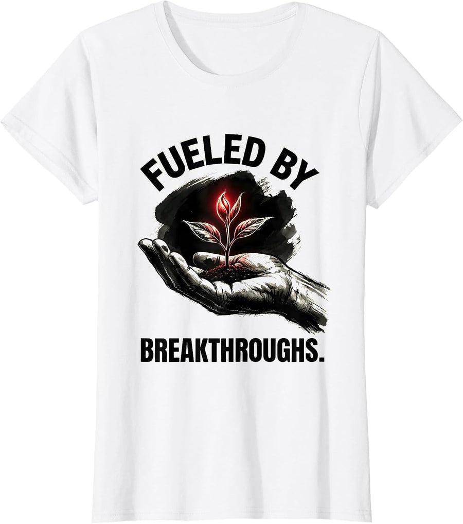 Women's Fueled by Breakthroughs Special Education Teacher T-Shirt - White