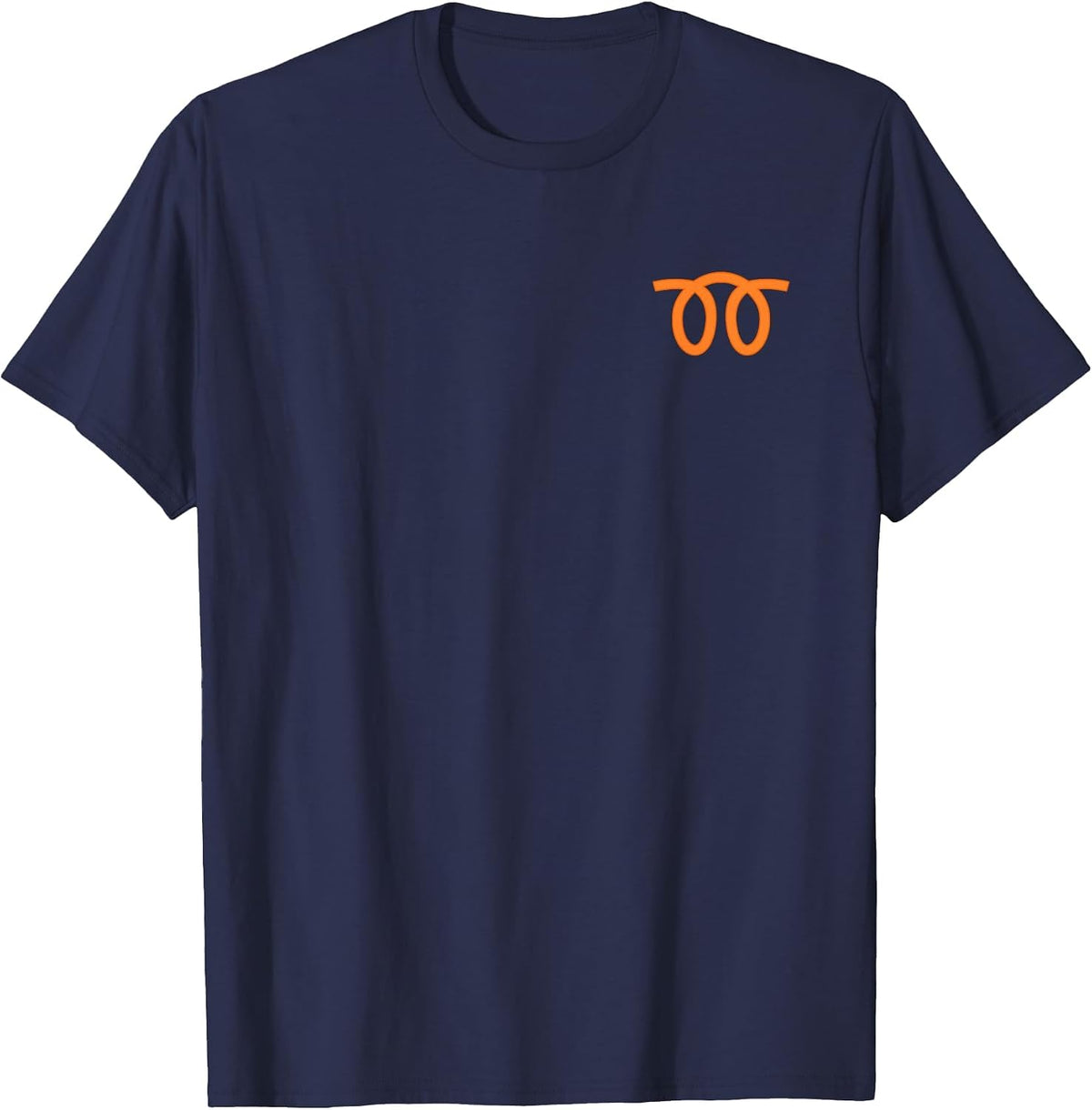 Diesel Engine Glow Plug Glow Symbol Warning Light T-Shirt - Navy Blue