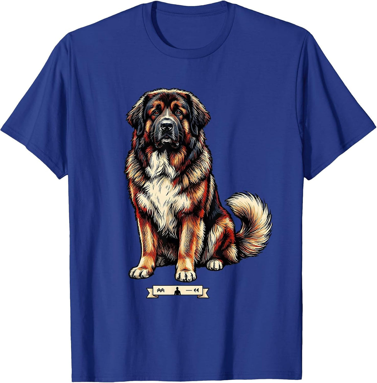Men's Great Pyrenees Dog Breed Breed Pride Pet Lover Humor T-Shirt - Royal Blue