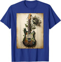Living on a Power Chord 80s Rock Band Design T-Shirt - Royal Blue