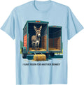 Men's I Have Room For Another Donkey Funny Donkey Lover Animal T-Shirt - Baby Blue
