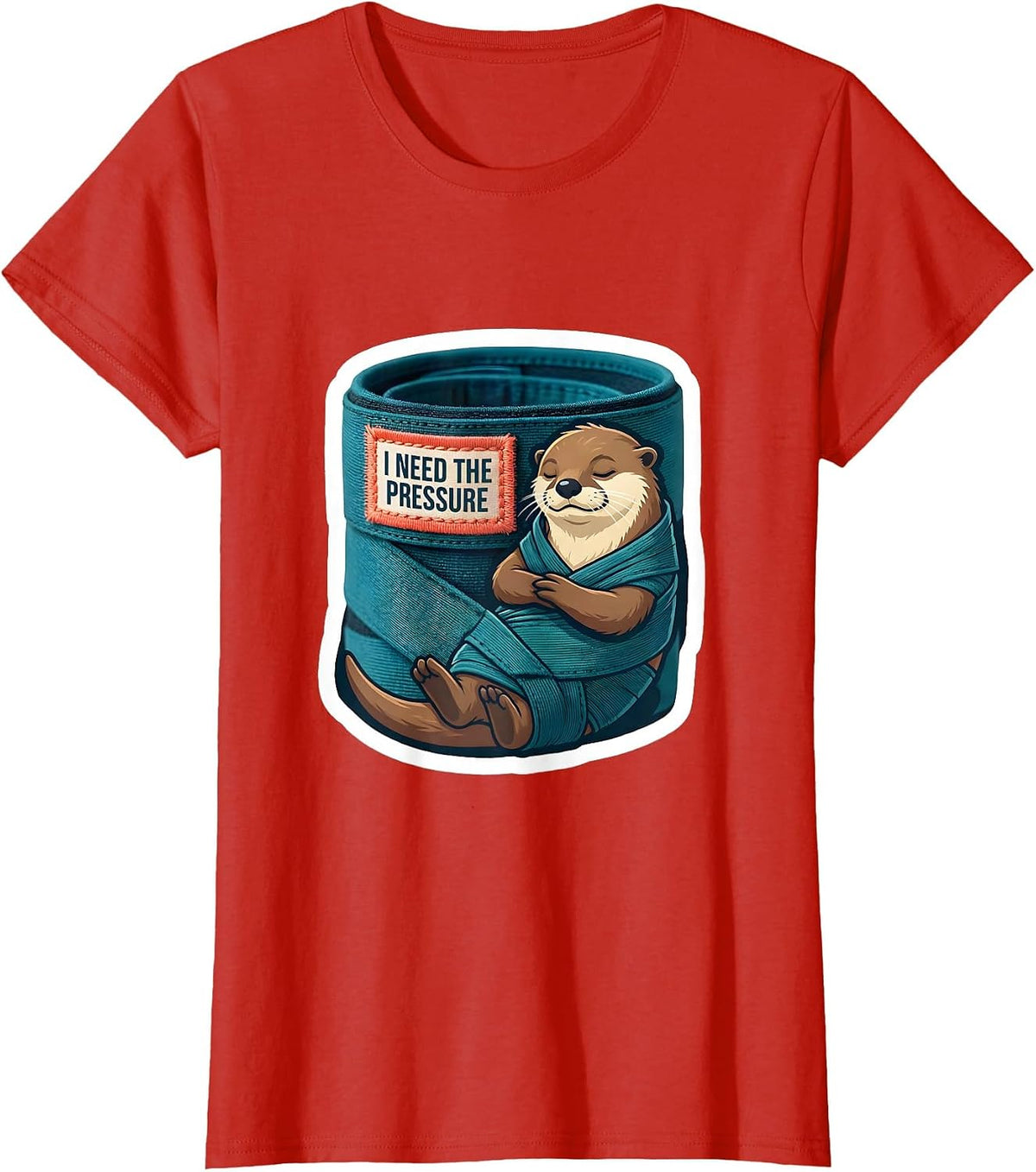 I Need The Pressure Funny Autism Meme Autistic Awareness T-Shirt - Red