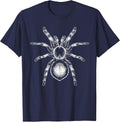 Tarantula Huge Spider Phobia Halloween Costume Arachnophobia T-Shirt - Navy Blue