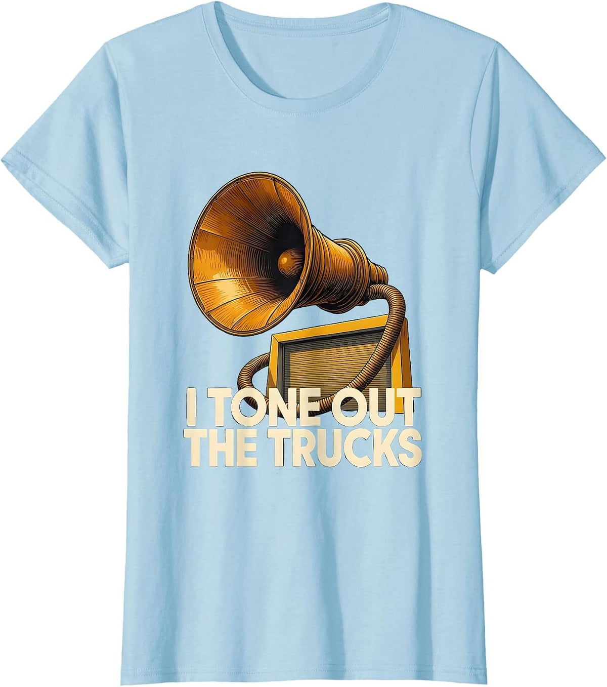 I Tone Out The Trucks Midcentury Modern 911 Dispatcher Thin T-Shirt - Baby Blue
