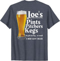 Joe's Beer Removal Service is Funny Beer Lovers Drinking T-Shirt - Heather Blue
