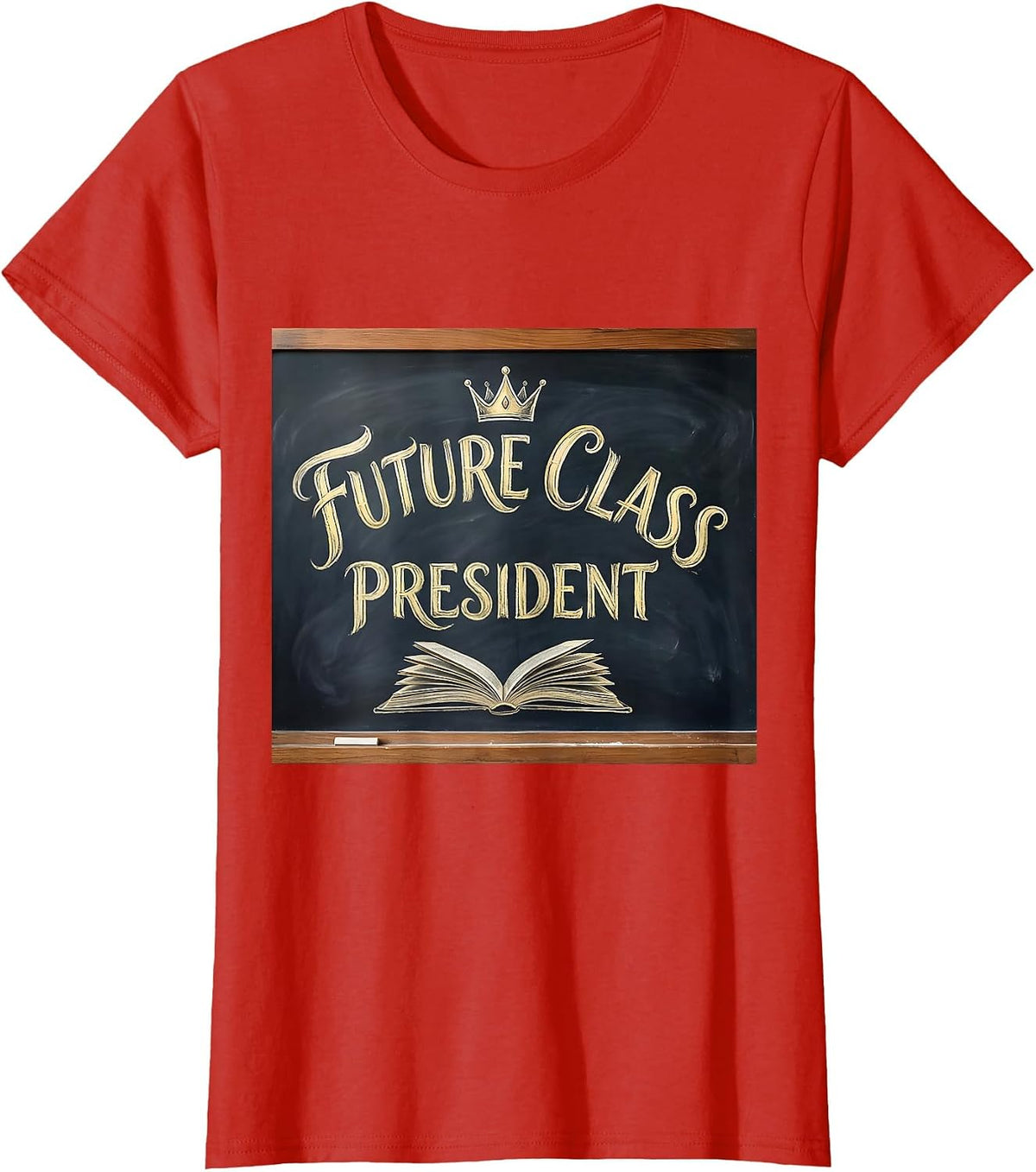 Future Class President First Day of Preschool T-Shirt - Red