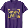 Men's I'm Wearing A Roaring Twenties Outfit Art Deco Party Costume T-Shirt - Purple