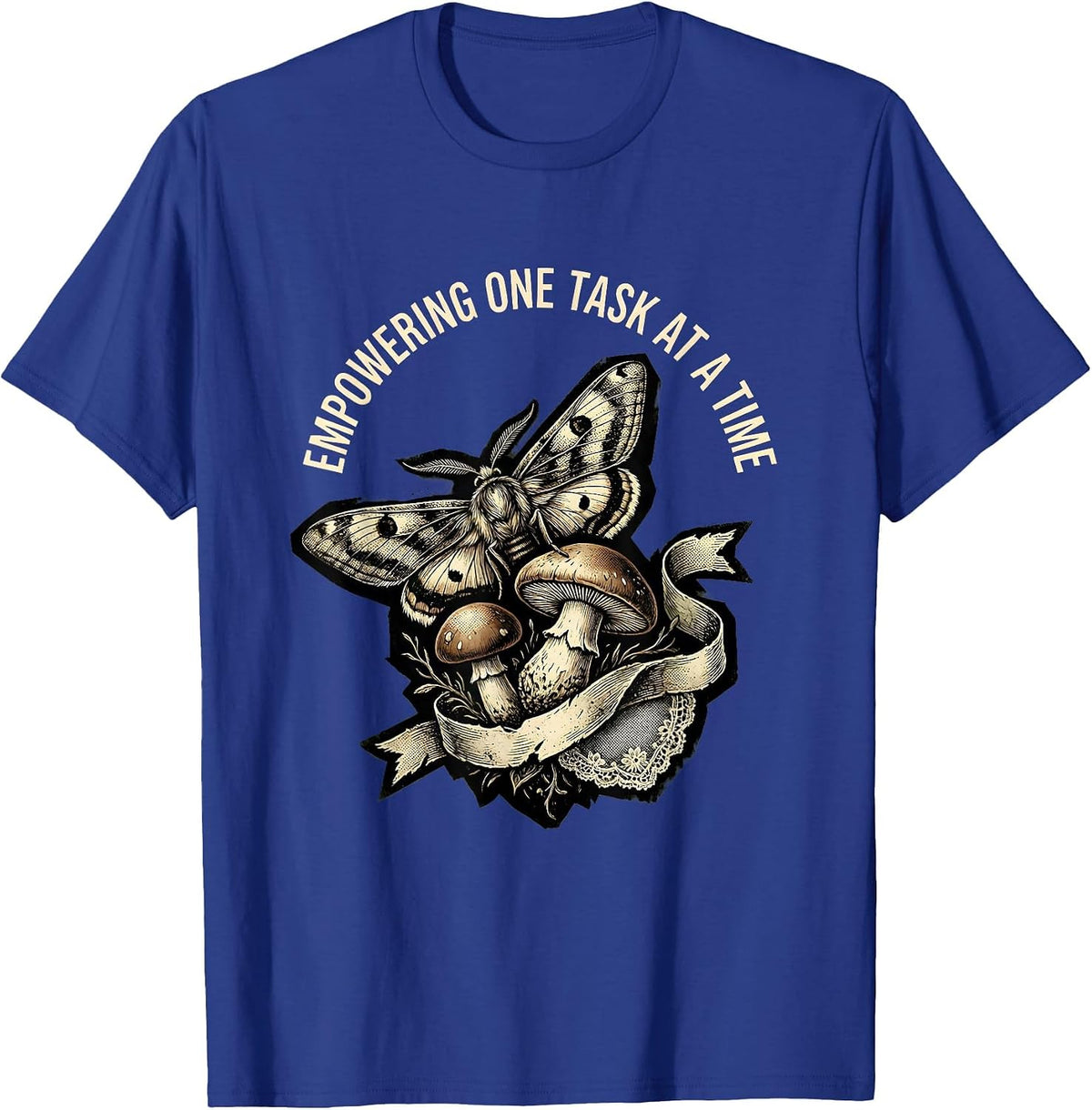 Men's Empowering One Task at a Time OT Design T-Shirt - Royal Blue
