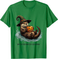 Men's My Otter Witch Costume Funny Halloween Animal Lover T-Shirt - Kelly Green