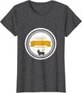 Women's Official Seal Corgi Dog Lover Sticker Humor T-Shirt - Dark Heather Grey