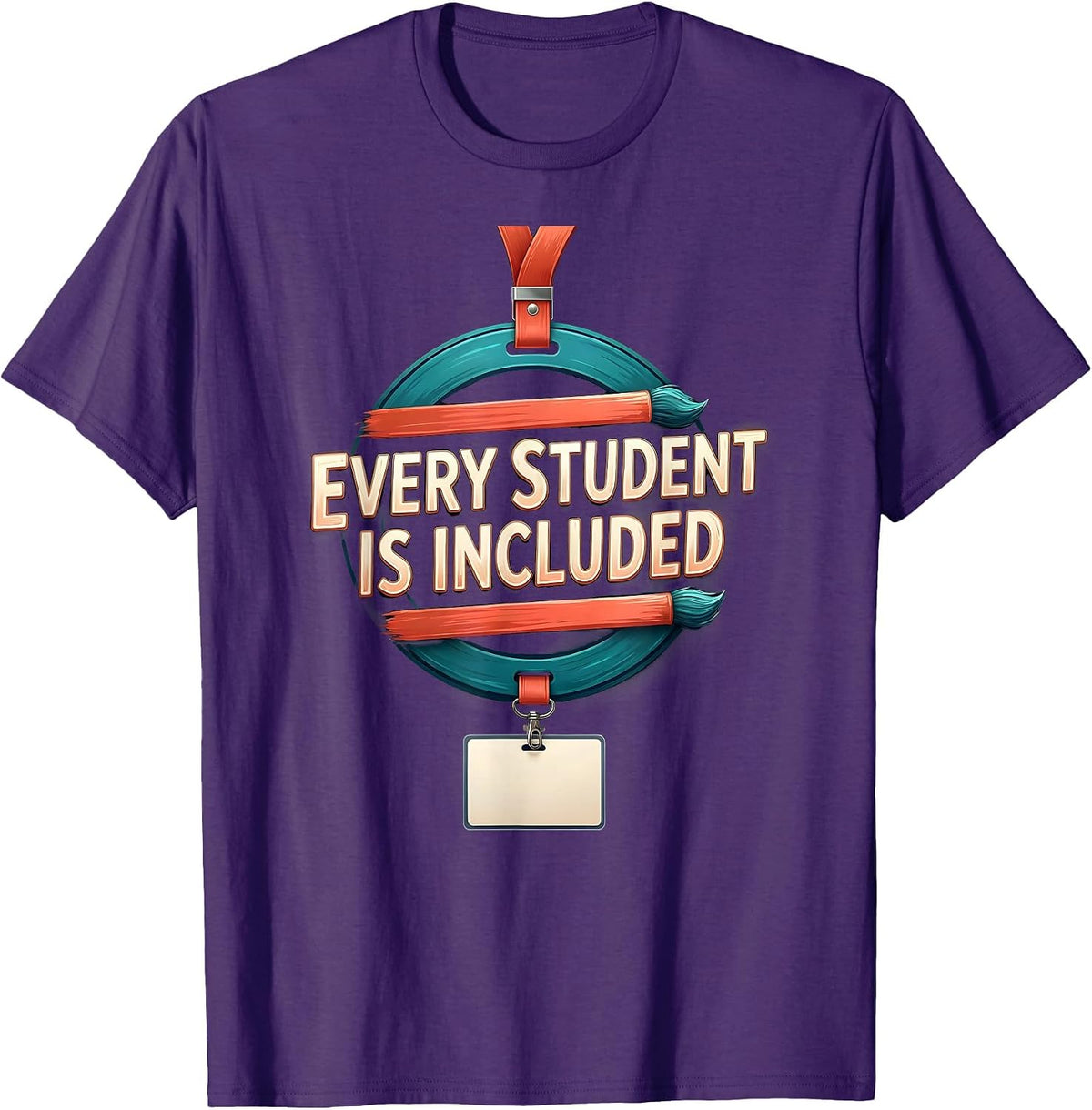 Every Student Is Included Special Education Teacher Autism T-Shirt - Purple
