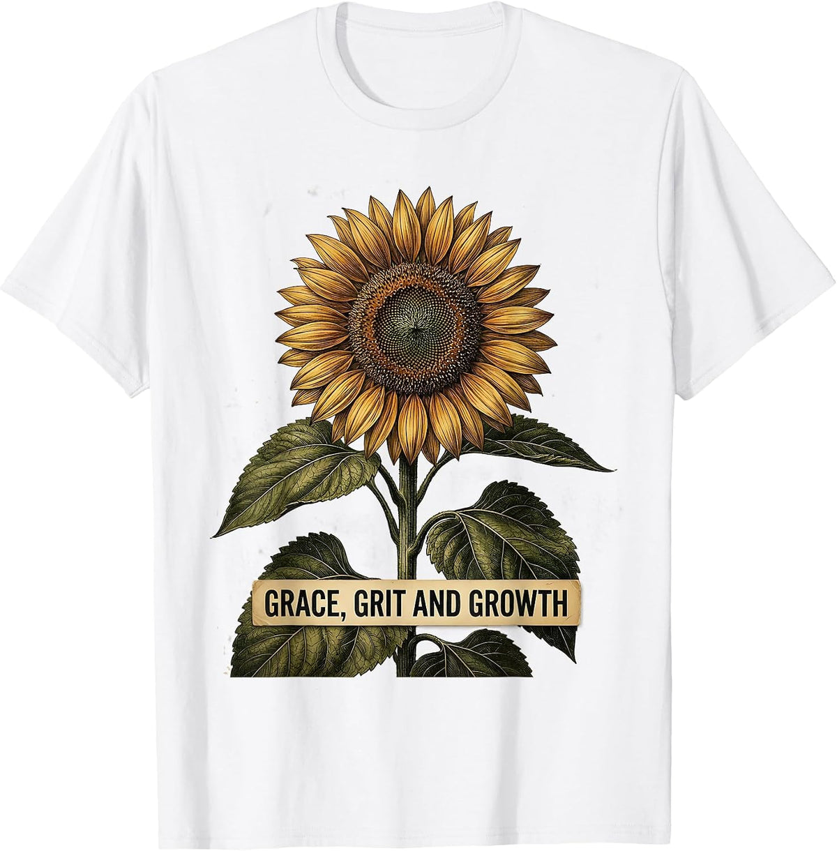 Men's Grace Grit and Growth Special Education Teacher T-Shirt - White