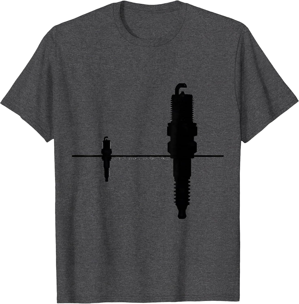 Any Engine Has A Plug Diesel Has A Glow Plug Mechanic T-Shirt - Dark Heather Grey