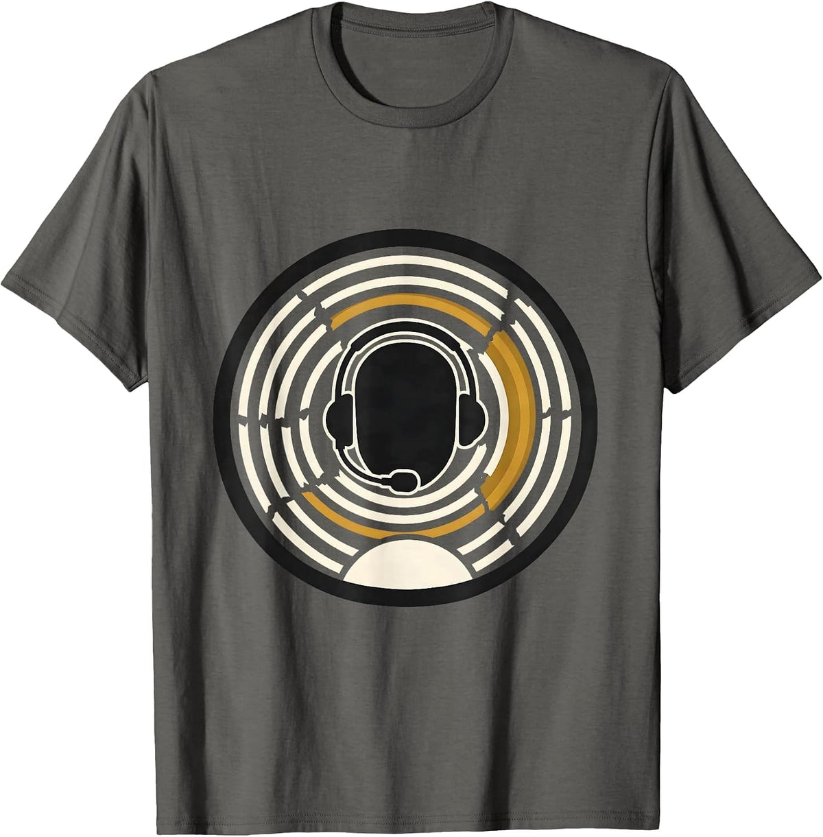 Sealed Gold Line 911 Dispatcher Tribute Badge T-Shirt - Asphalt Grey