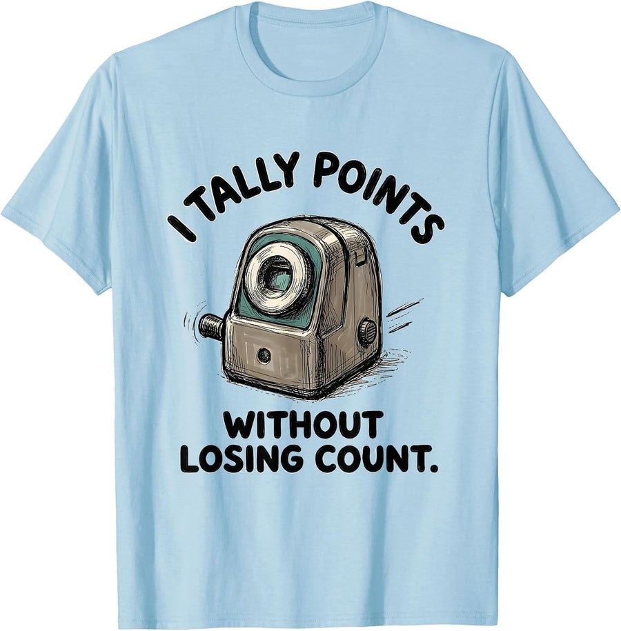 Men's I Tally Points Without Losing Count Funny Special Education T-Shirt - Baby Blue