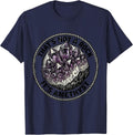 That's Not A Rock It's Amethyst Funny Rock Collector Geode T-Shirt - Navy Blue