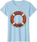 Women's Life Guard On Duty Off Drama Graphic Design T-Shirt - Baby Blue