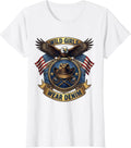 Women's Wild Girls Wear Denim Cowgirl Design T-Shirt - White