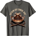 Southern Grit Cowgirl Spirit Western Design T-Shirt - Asphalt Grey
