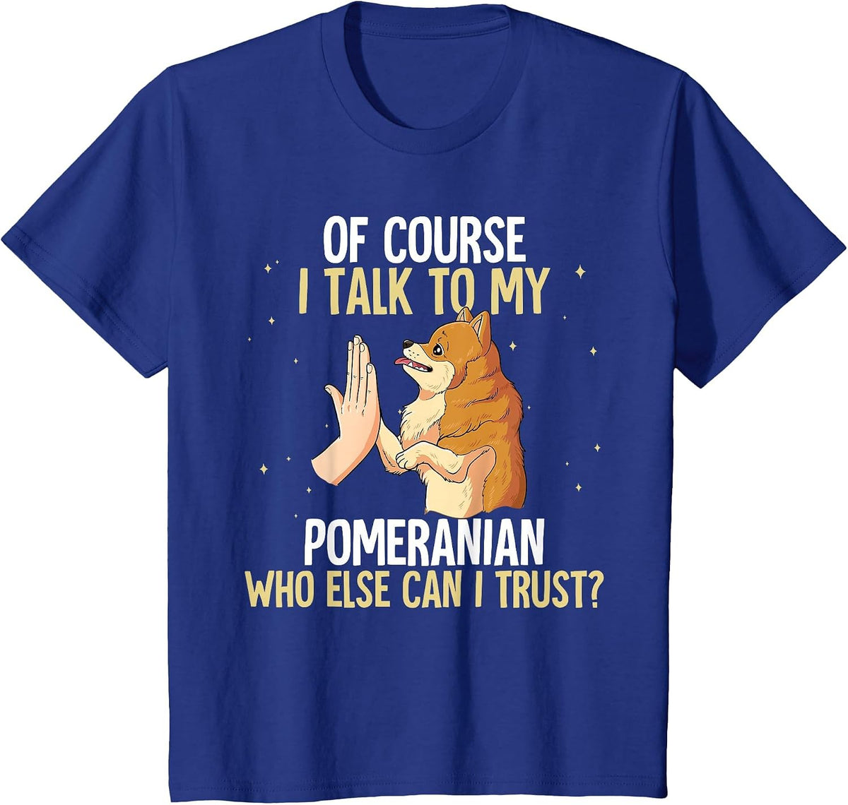 Pomeranian T-Shirt - Royal Blue