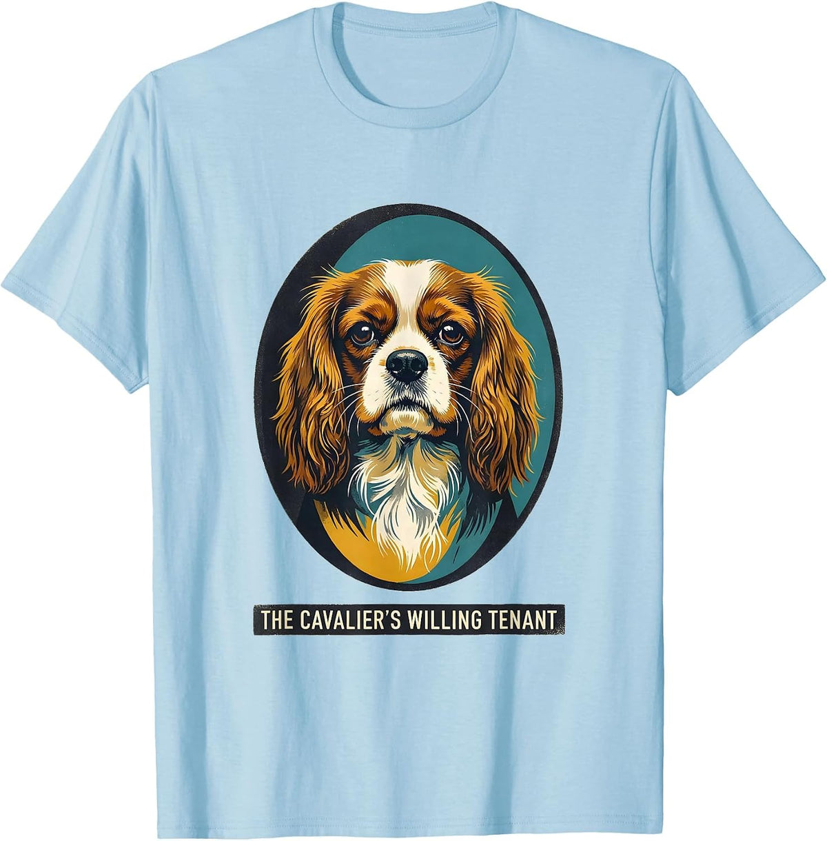 Men's The Cavalier's Willing Tenant Midcentury Modern Cavalier T-Shirt - Baby Blue