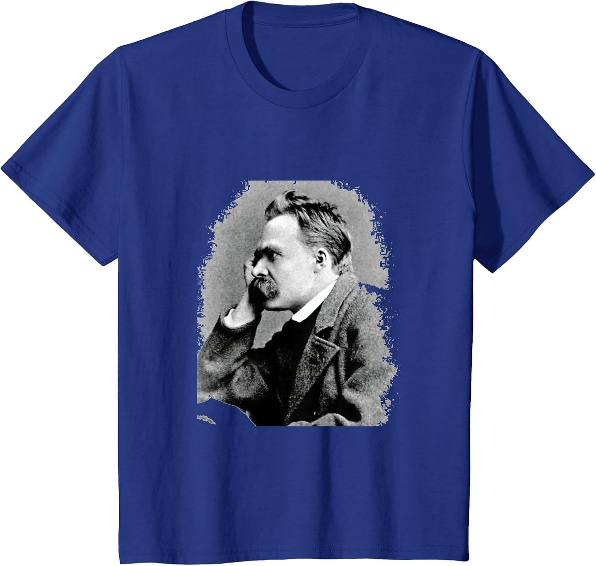 Nietzsche German Philosophy Existentialism Philosophy Tee T-Shirt - Royal Blue