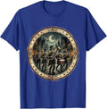 Halloween Town Skeleton Marching Band T-Shirt - Royal Blue