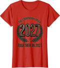 Women's The Countdown Order Together In 2027 Vintage Family Matching T-Shirt - Red