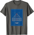 Ash Fall Radius: Confirmed Funny Volcano History Humor T-Shirt - Asphalt Grey