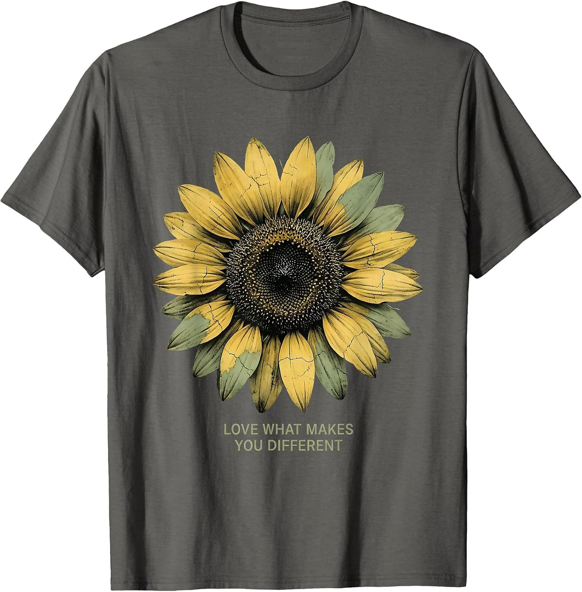 Men's Love What Makes You Different Sped Teacher T-Shirt - Asphalt Grey