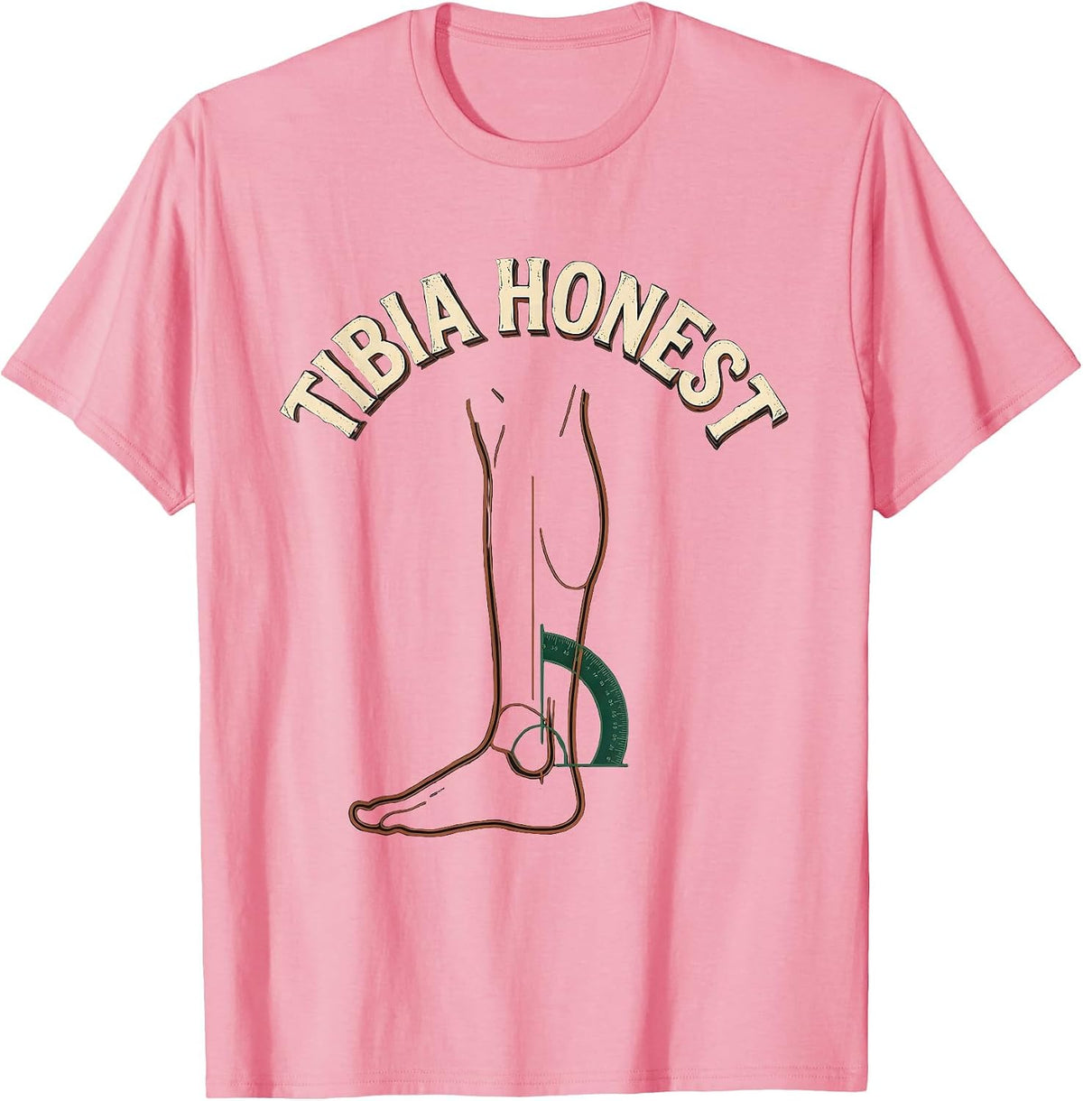 Men's Tibia Honest Vintage Funny Therapist Therapy Team Gift T-Shirt - Pink