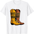 Men's Boots on Broadway Always Nashville Design T-Shirt - White