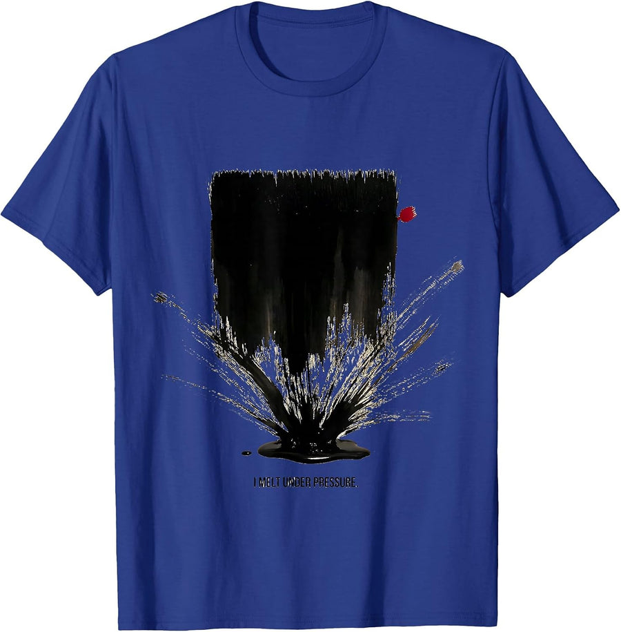 I Melt Under Pressure Funny Butter Pun Food Humor T-Shirt - Royal Blue