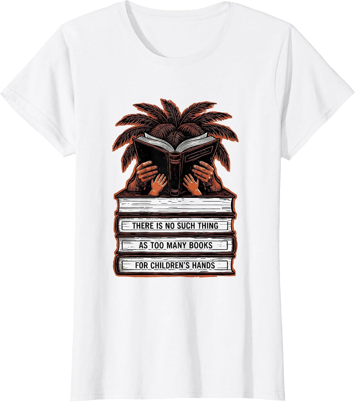 There Is No Such Thing As Too Many Books For Children's T-Shirt - White