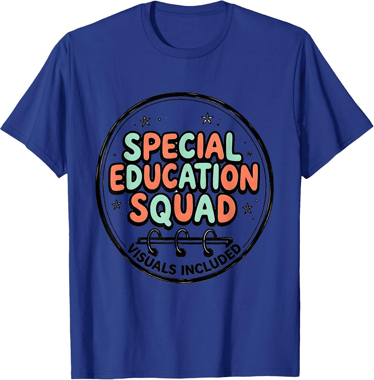 Men's Special Education Squad Teacher Pride T-Shirt - Royal Blue
