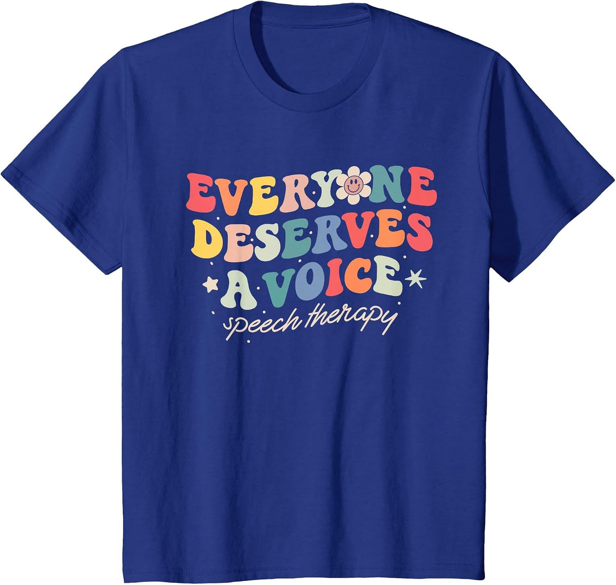 Speech Therapy Speech Language Pathologist SLP Team Women T-Shirt - Royal Blue