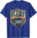 Otterly Unnecessary Funny Otter Lover Gift For Kids Teens T-Shirt - Royal Blue