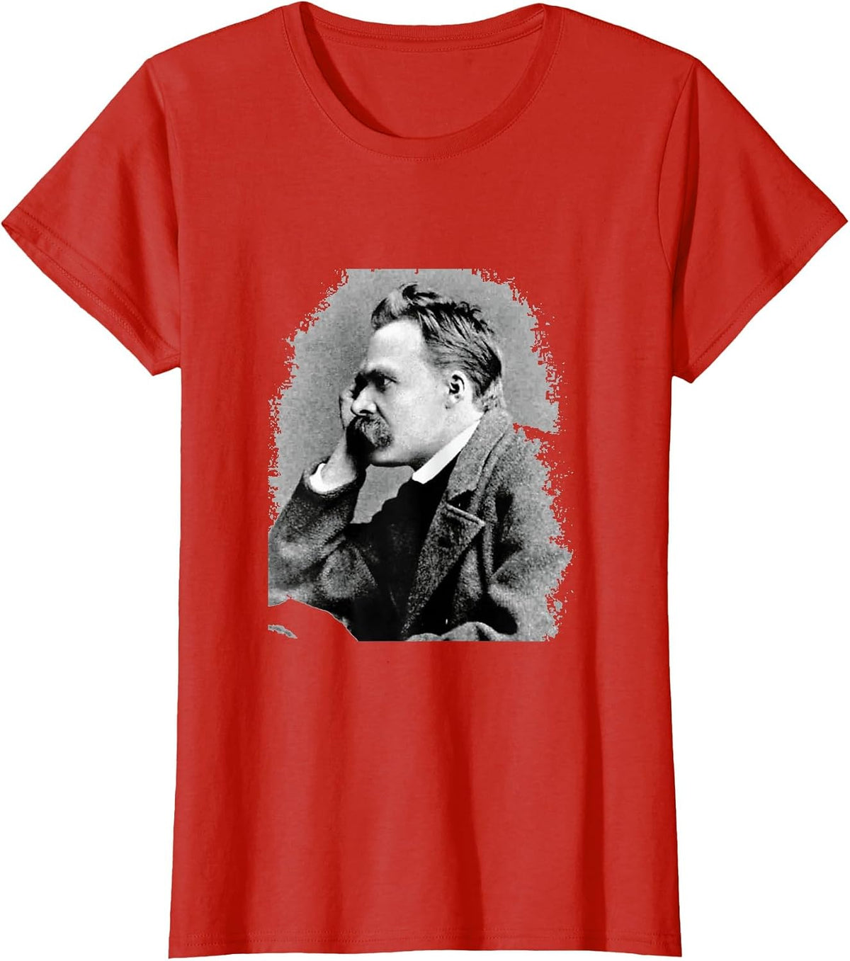 Nietzsche German Philosophy Existentialism Philosophy Tee T-Shirt - Red
