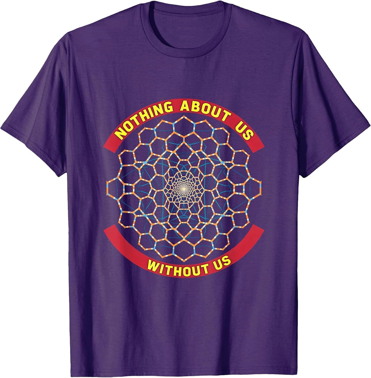 Nothing About Us Without Us Autism Awareness T-Shirt - Purple